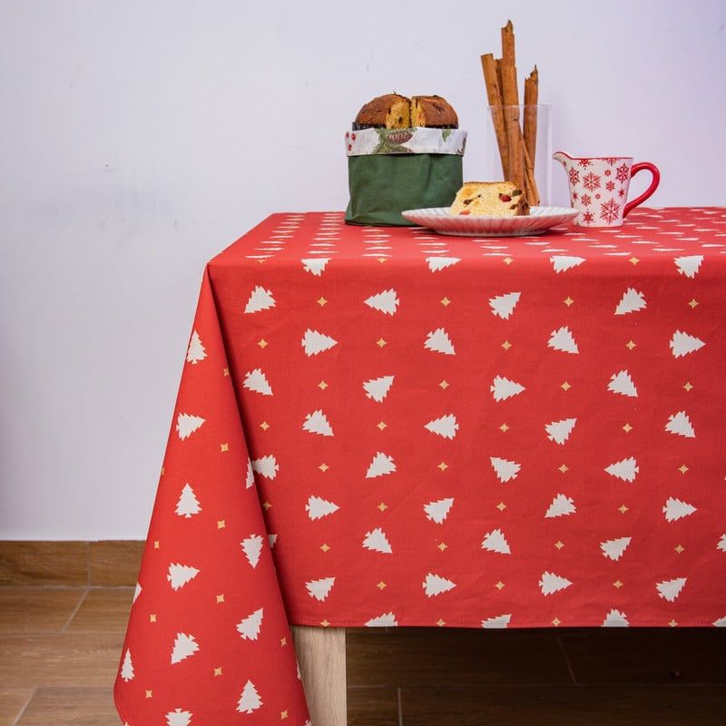 CASIOPIA - Mantel antimanchas rectangular 6 sillas PINOS