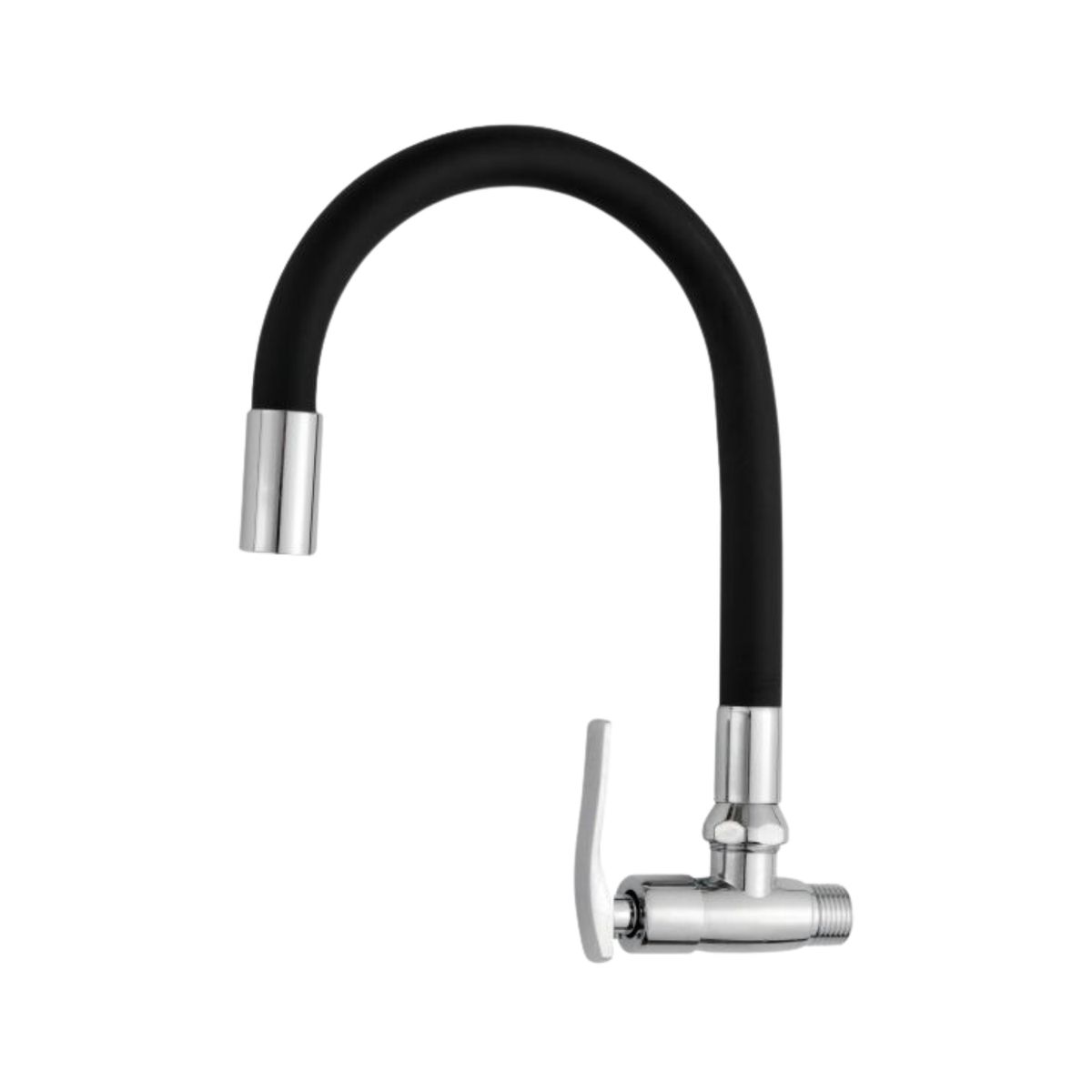 C&A - Llave Caño de lavadero flexible para mueble Negro C&A