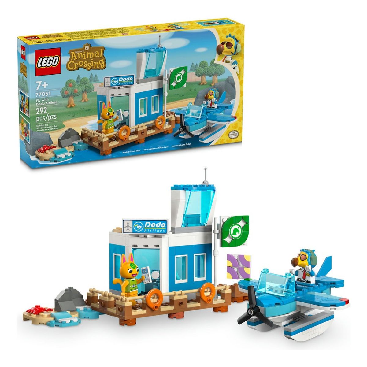 LEGO - LEGO 77051 Animal Crossing Vuelo con Dodo Airlines