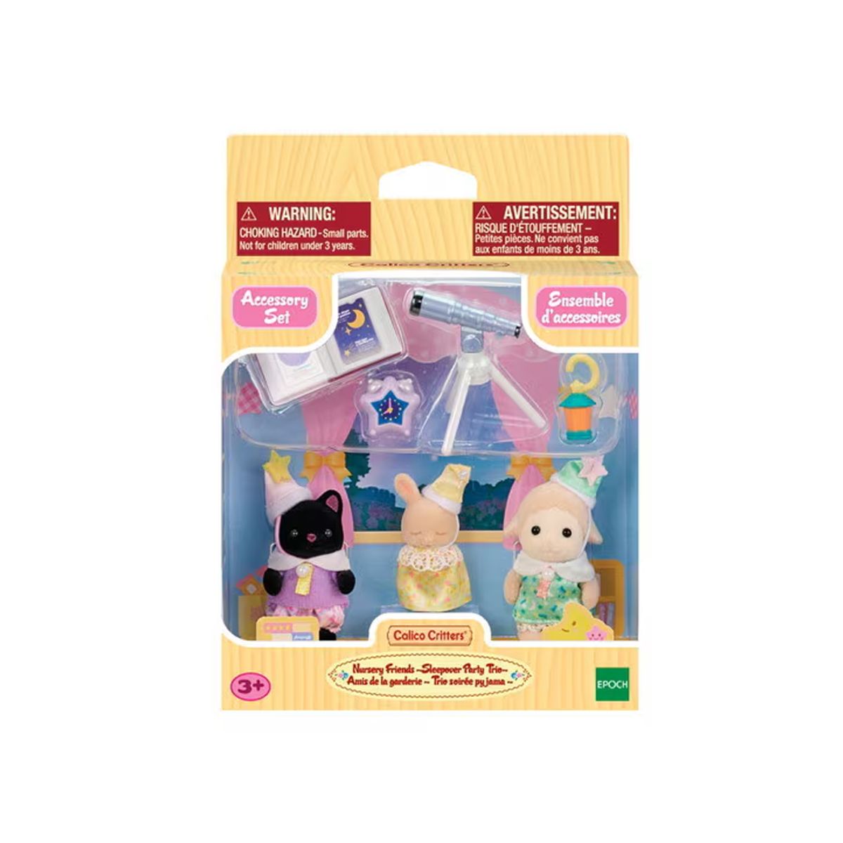 SYLVANIAN FAMILIES - Calico Critters Nursery Friends - Pijamada Telescopio