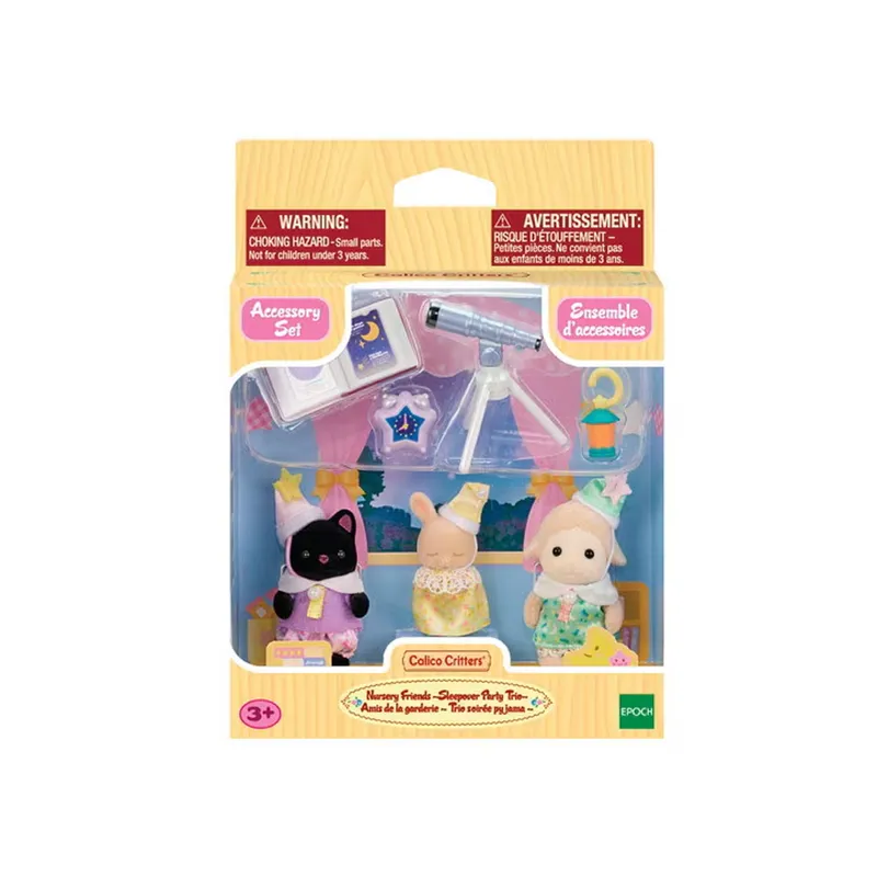 SYLVANIAN FAMILIES - Calico Critters Nursery Friends - Pijamada Telescopio