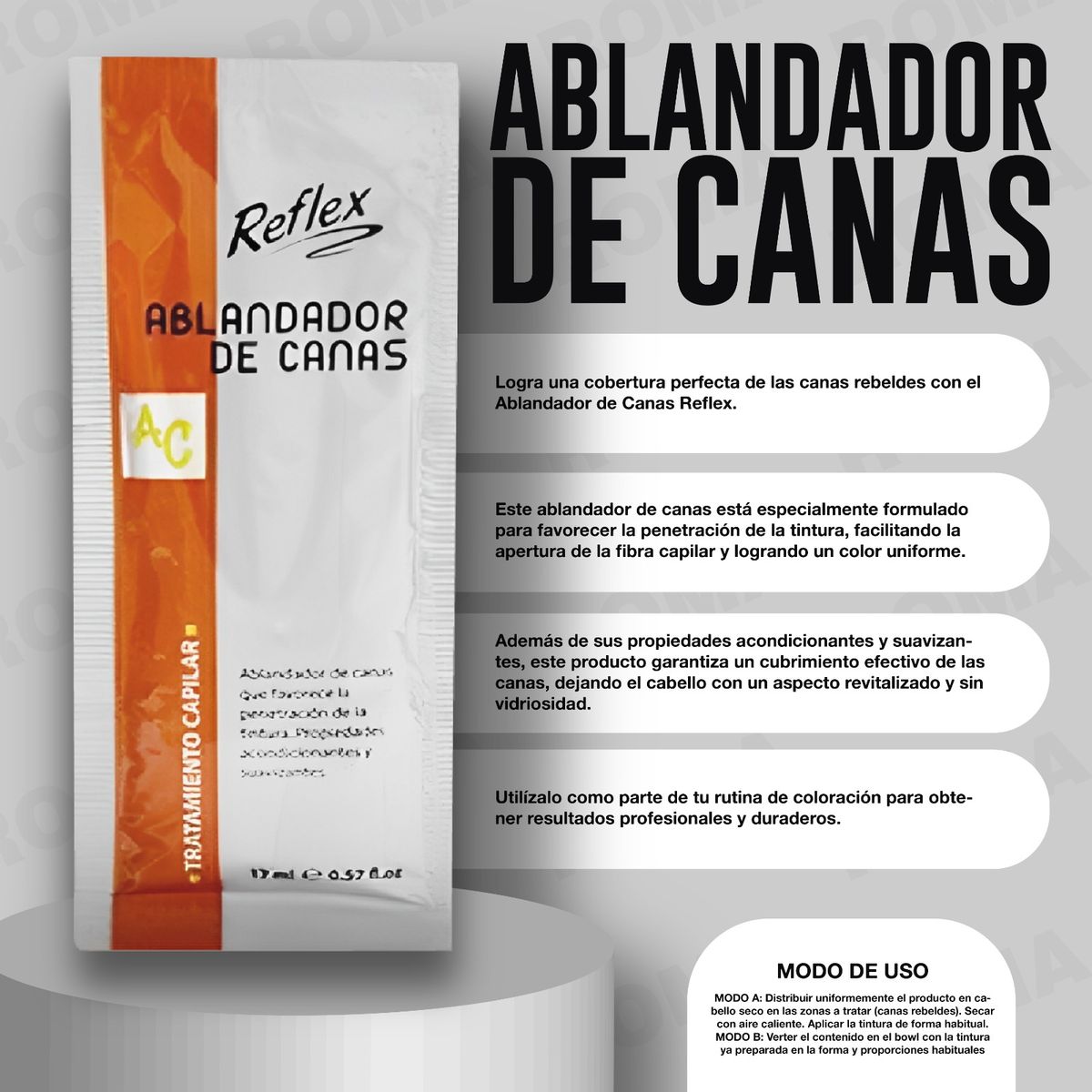 REFLEX - PACK 3 ABLANDADOR DE CANAS SACHET 17ML REFLEX