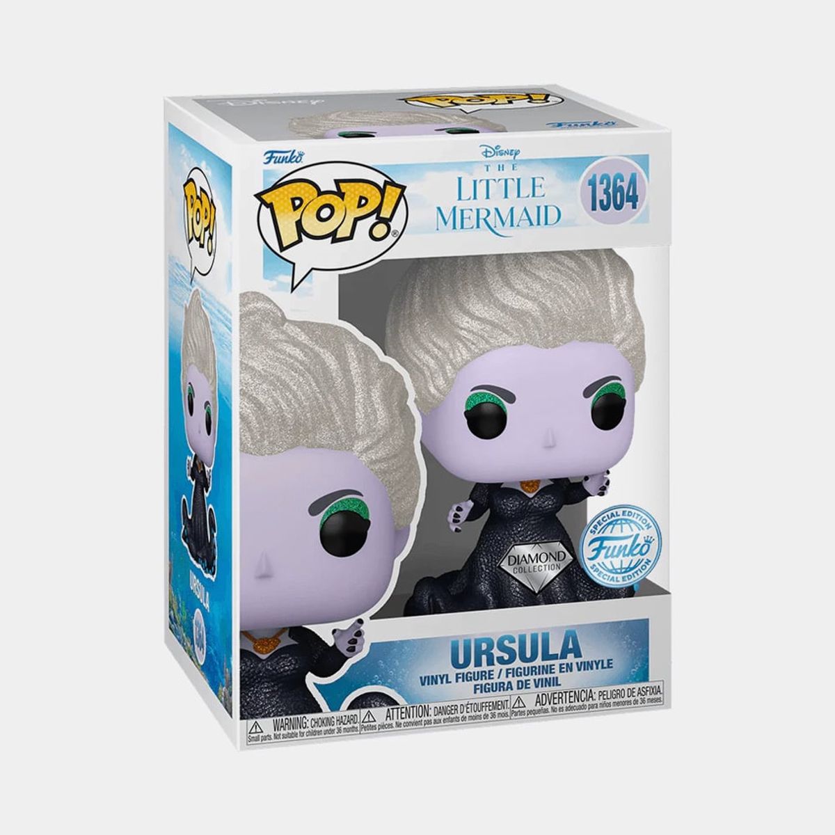 FUNKO - FUNKO POP THE LITTLE MERMAID - URSULA DIAMOND COLLECTION