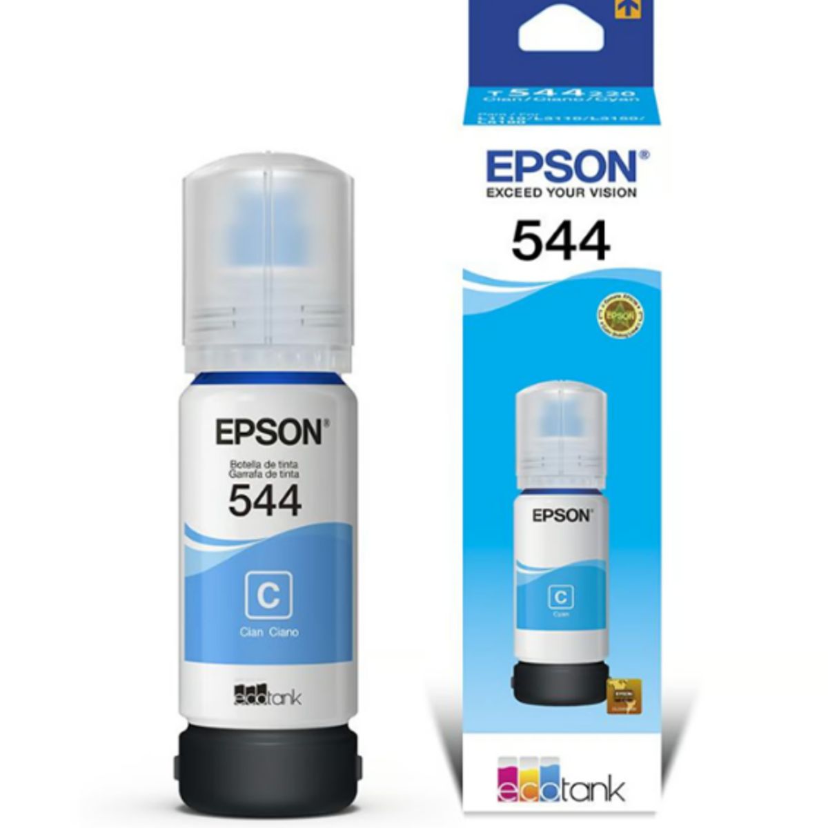 GENERICO - BOTELLA DE TINTA CYAN 65ML - T544 C