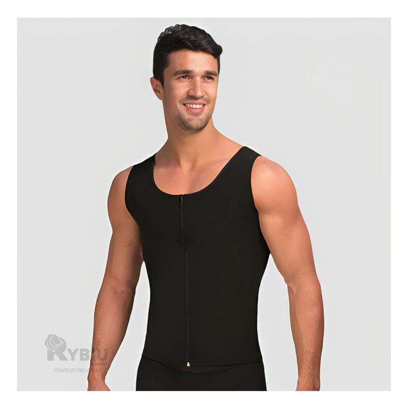 GENERICO - Chaleco Deportivo Masculino Negro en L Y+Papel de Regalo