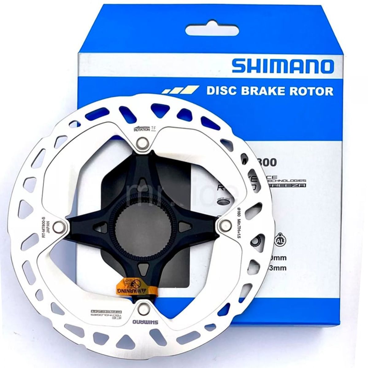SHIMANO - Rotor freno disco para bicicleta Shimano RT-MT800 de 140mm