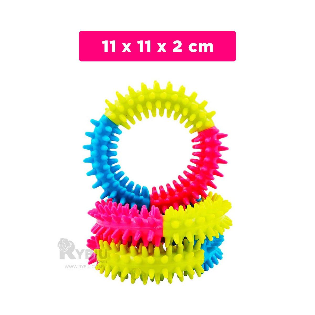 GENERICO - Argolla para Can en Multicolor Y+Regalo Ligas para Peinar