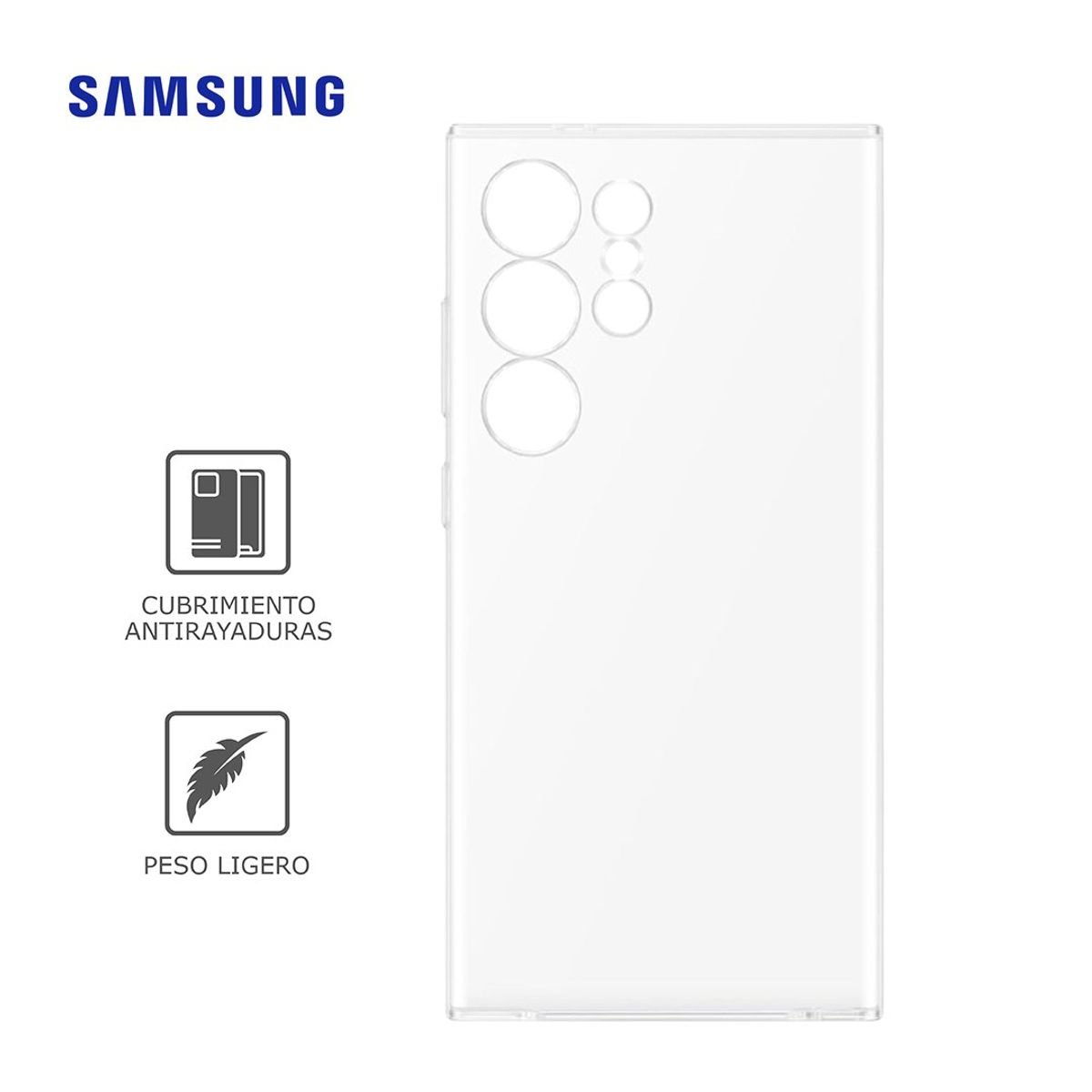 SAMSUNG - Case Samsung Clear Gp-Fps928 Para Galaxy S24 Ultra - Transparente