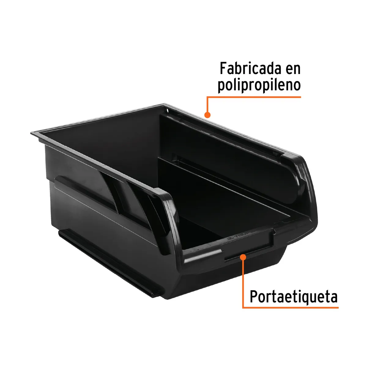 TRUPER - Bandeja apilable de plastico 21 x 14 x 9.5 cm Truper