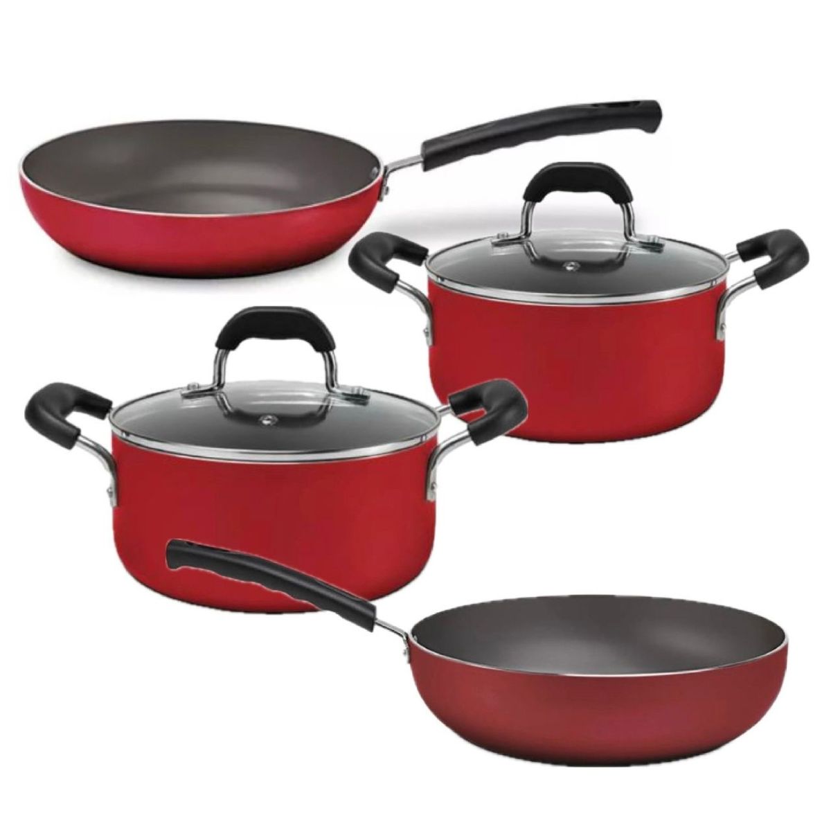 BRINOX - Juego de Ollas 6 Piezas Brinox Saffron