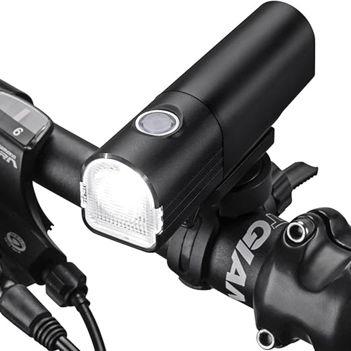 ROCKBROS - Luz Delantera Recargable para Bicicleta de 800 Lúmenes