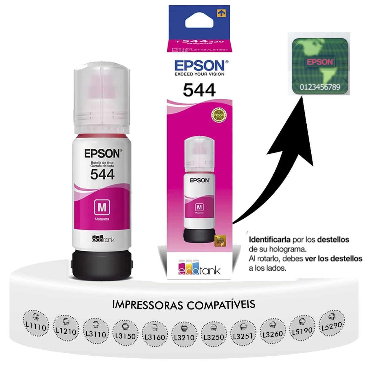GENERICO - TINTA EPSON T544 MAGENTA 65ml