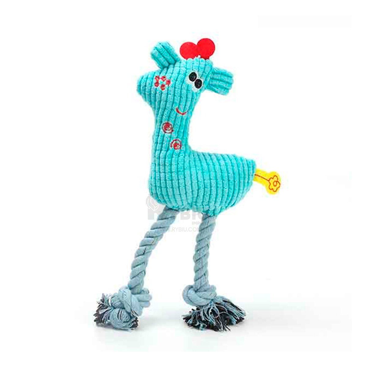 GENERICO - Muñeco Infantil de Jirafa de Color Celeste Y+Gift Stickers