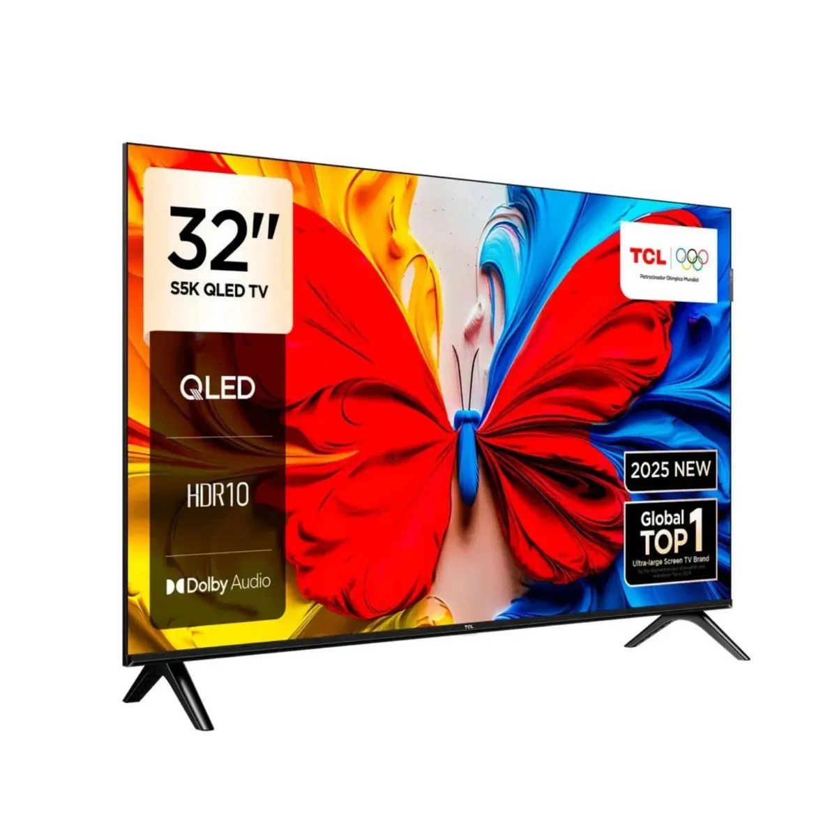 TCL - Televisor TCL 32 QLED Full HD Smart TV 32V51C Google TV