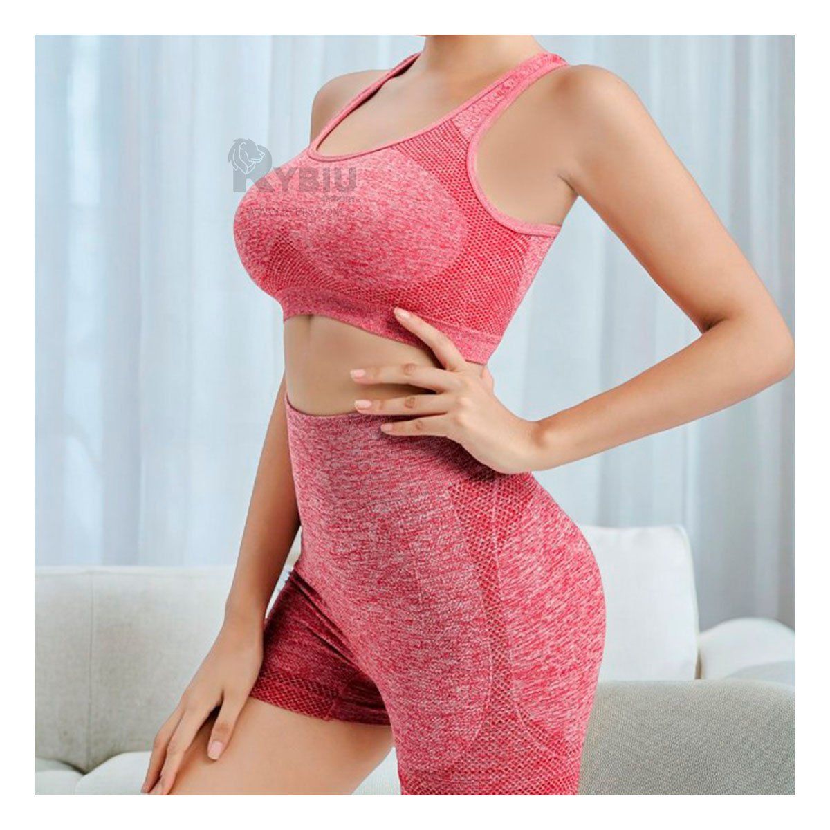 GENERICO - Conjunto Yoga para Entrenar Rojo Y+Regalo Agendita