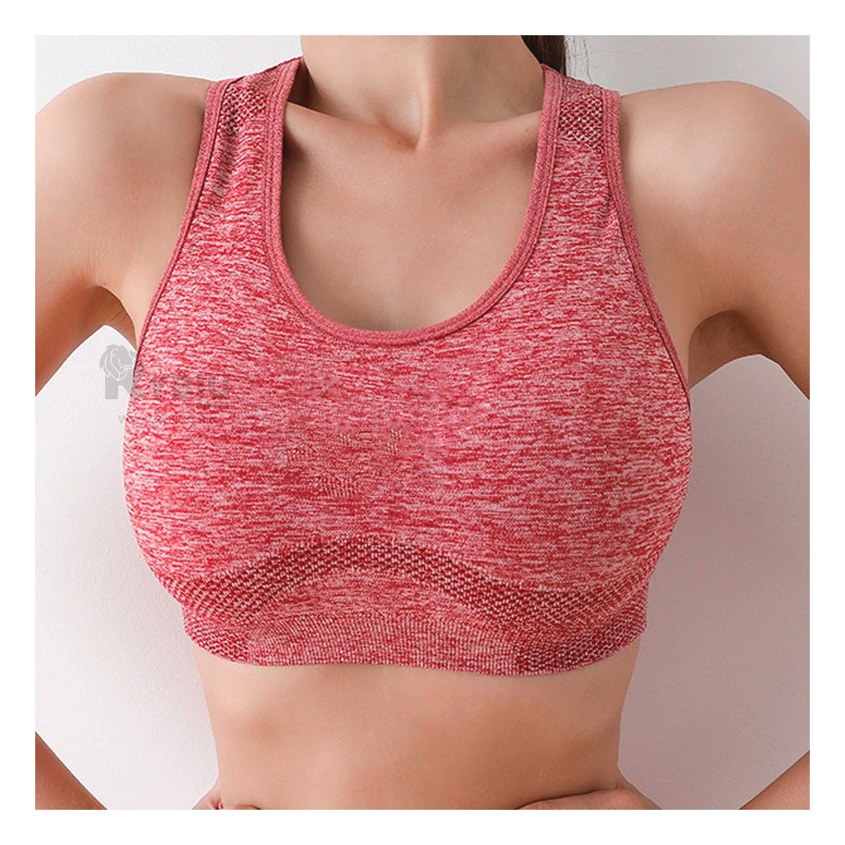 GENERICO - Conjunto Activo para Yoga Rojo Y+Papel de Regalo