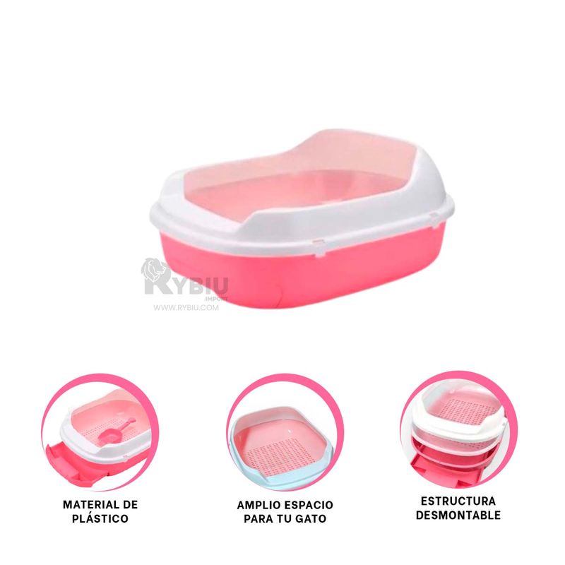 GENERICO - Recipiente con Arena con Base Movil Rosado Y+Gift MiniAgenda