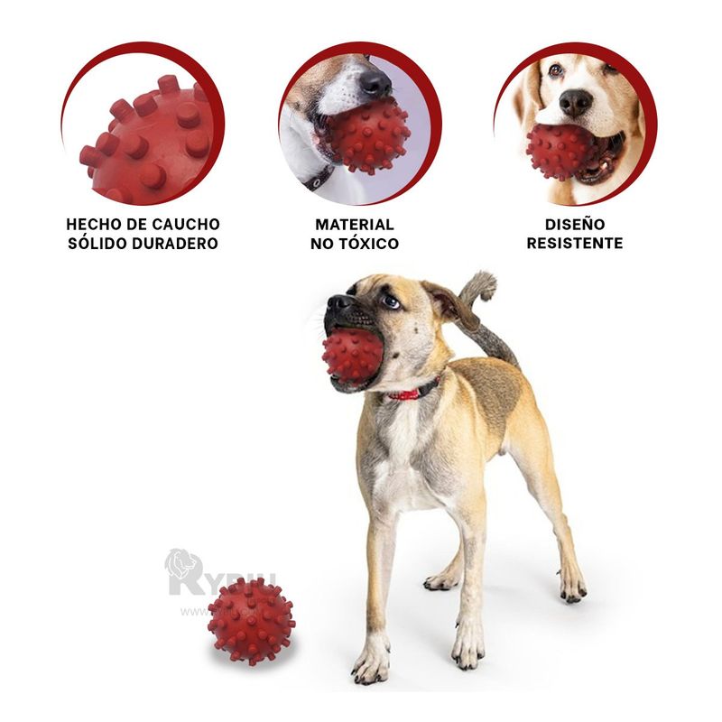 RYBIU IMPORT - Pelota que Flota en Agua Color Rojo Y+Envoltorio de Regalo