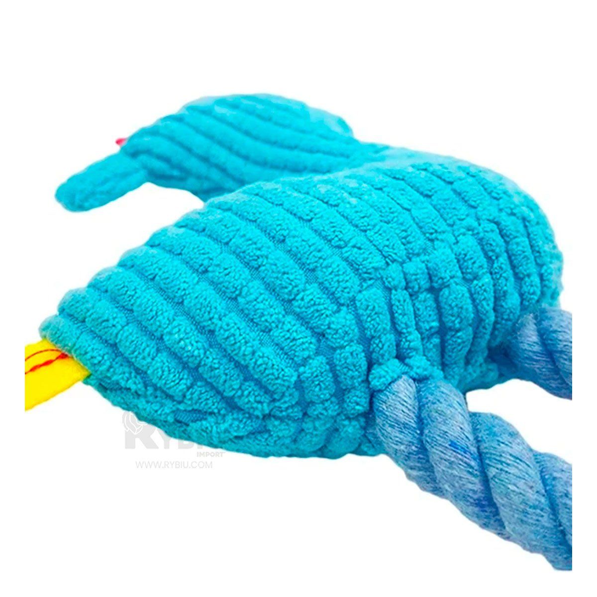 GENERICO - Figura Rellena Jirafa Celeste Y+Banderitas Adhesivas