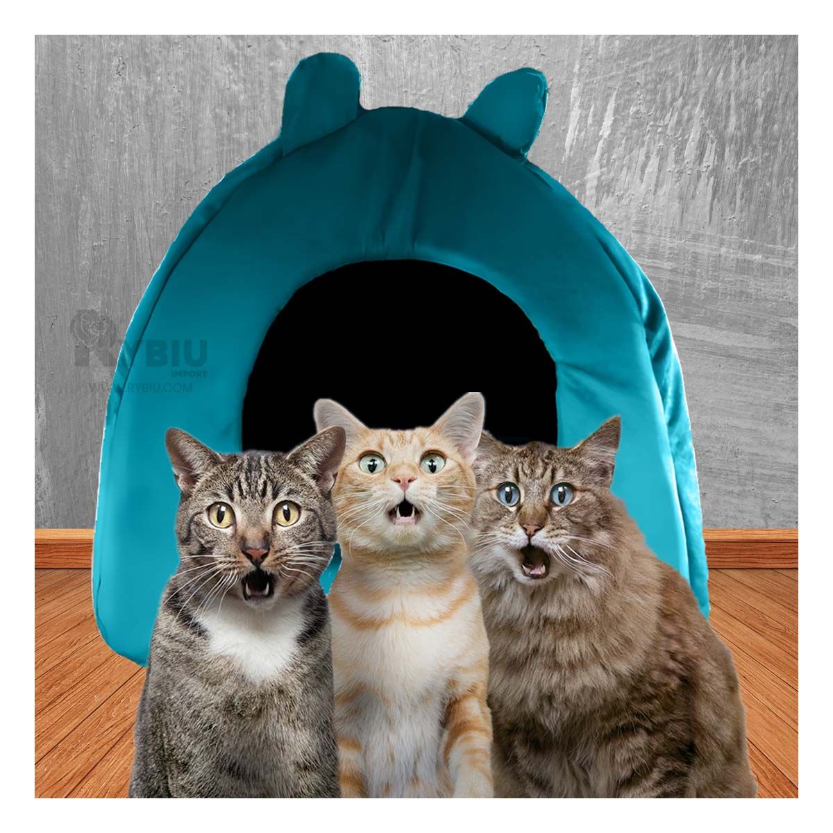 GENERICO - Colchon Portatil de Mascota Verde Agua L Y+Gift MiniAgenda