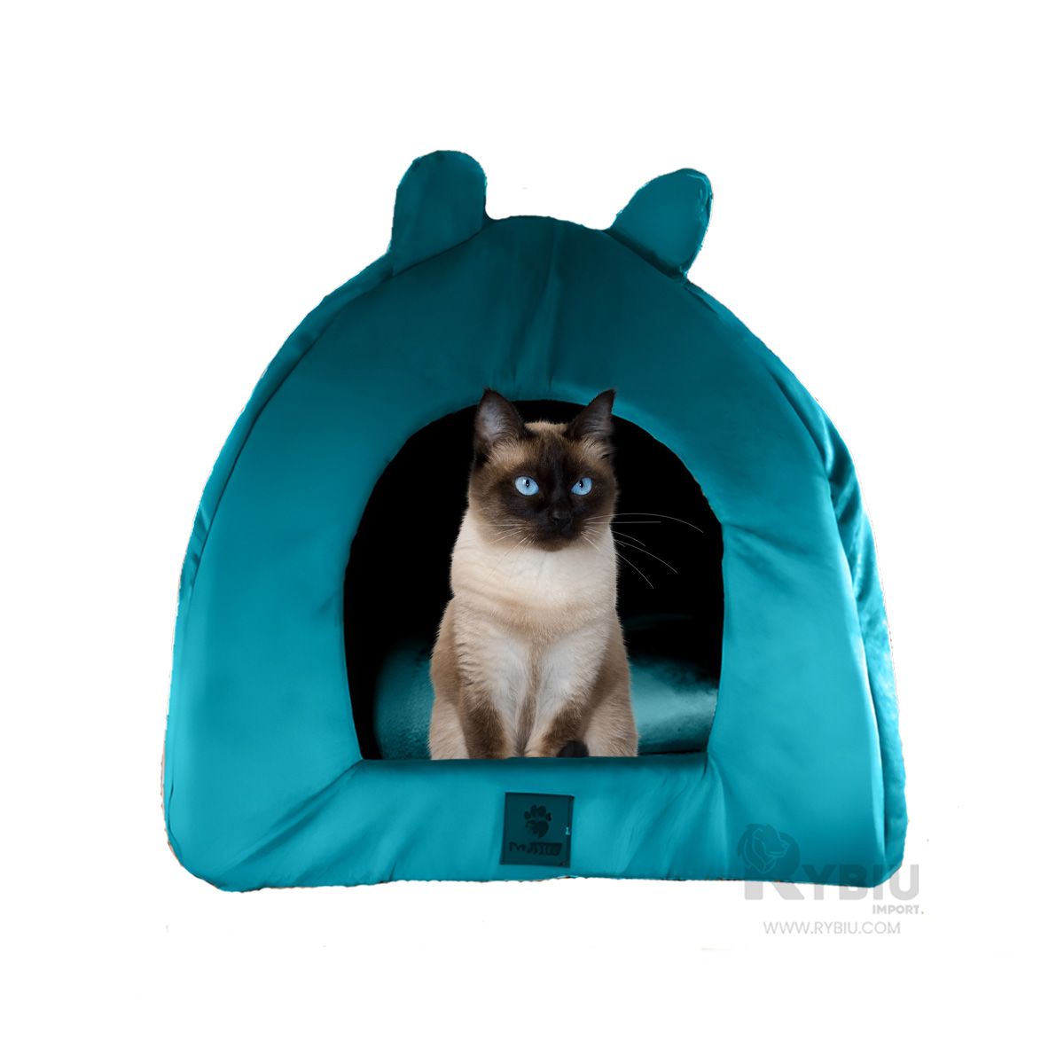 GENERICO - Colchon Iglu de Perro Verde Agua Talla L Y+Regalo Agendita