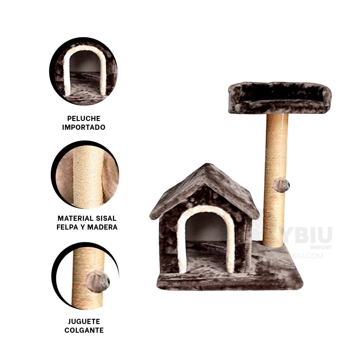 GENERICO - Gym Vertical con Plataforma de Color Gris Y+Regalo Agendita