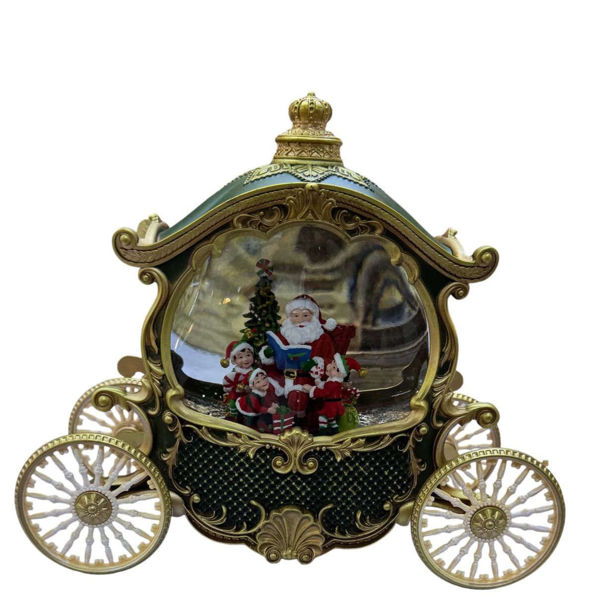 GENERICO - Carrusel Navideño Con Luces & Papá Noel