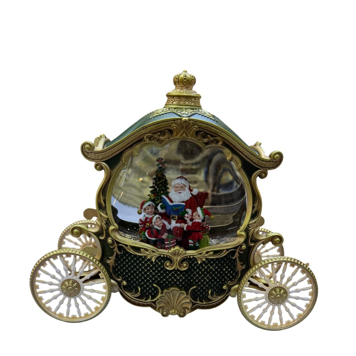 GENERICO - Carrusel Navideño Con Luces & Papá Noel