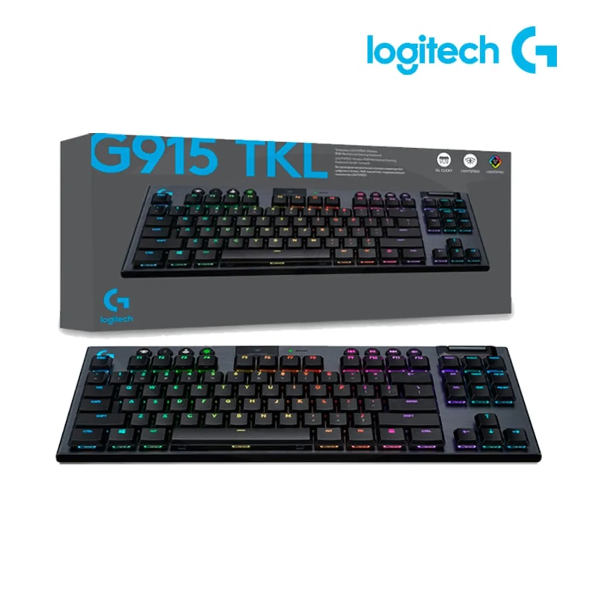 LOGITECH - TECLADO LOGITECH G915 TKL LIGHTSPEED RGB LIGHTSYNC
