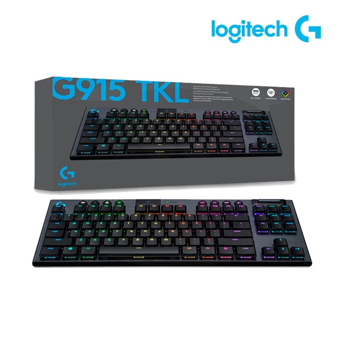 LOGITECH - TECLADO LOGITECH G915 TKL LIGHTSPEED RGB LIGHTSYNC