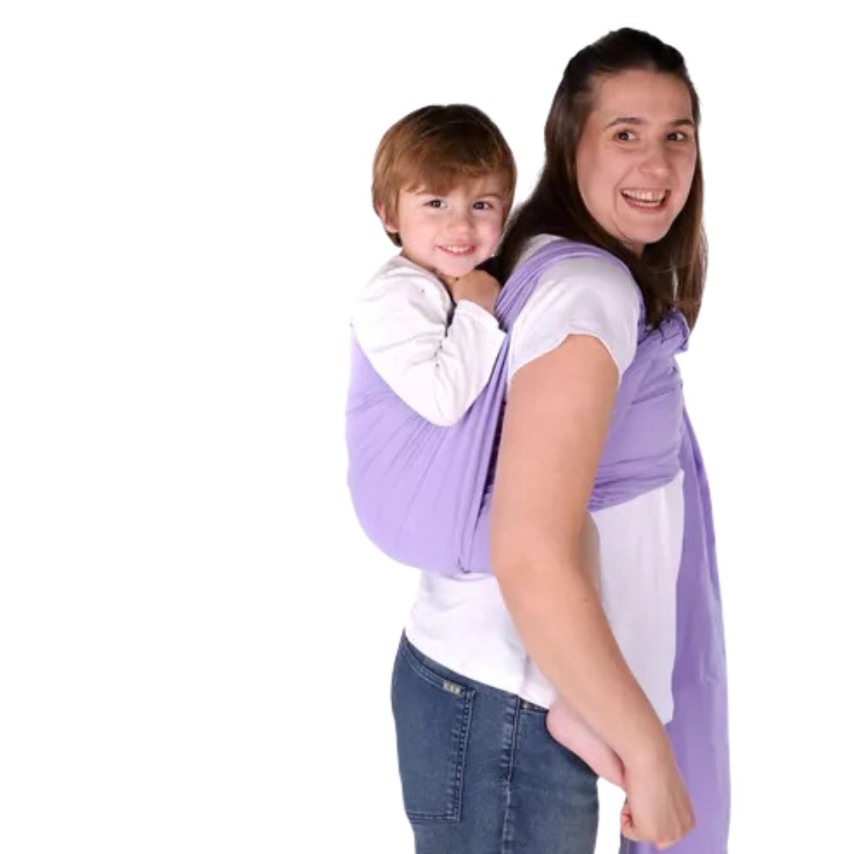 GENERICO - Fular Porta Bebe 2 Piezas Lila