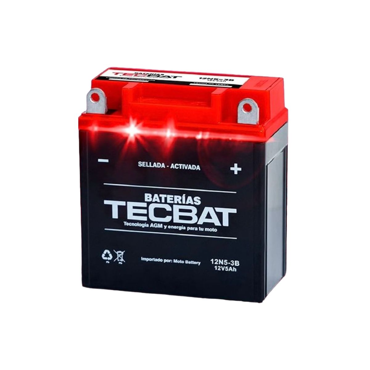 GENERICO - BATERIA TECBAT 12N5-3B PARA CB125-YBR125-GN125