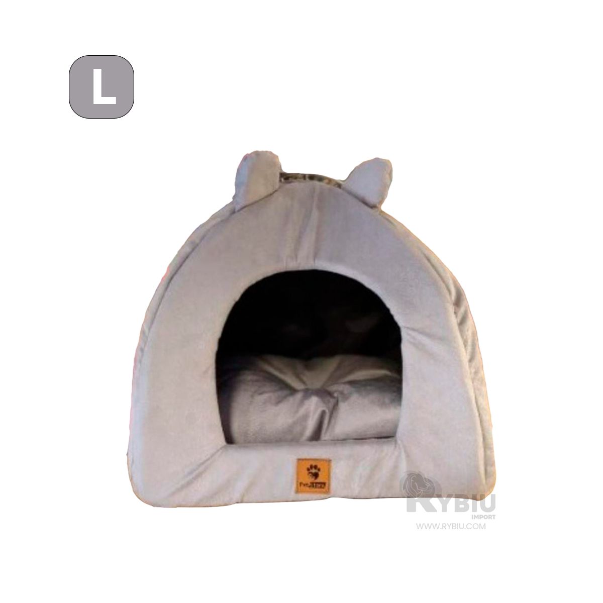 GENERICO - Iglu para Dormir Plomo Talla L Y+Regalo Ligas para Peinar