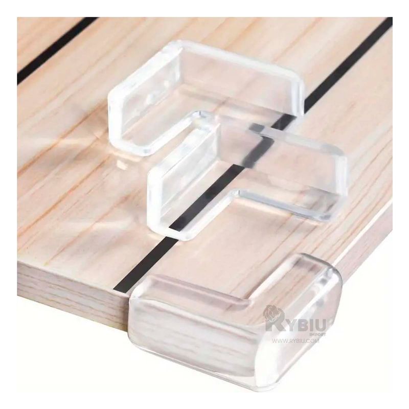 RYBIU IMPORT - Cubretina en Set de 4 Piezas Transparente Y+Regalo Stickers