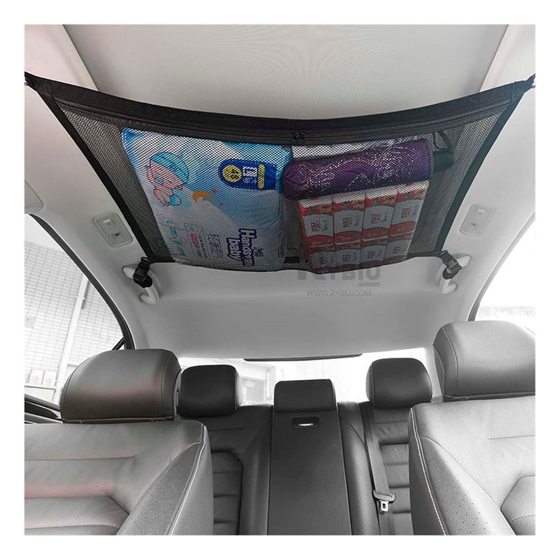 RYBIU IMPORT - Tejido para Poner Items en Auto en Negro Y+Regalo Agendita