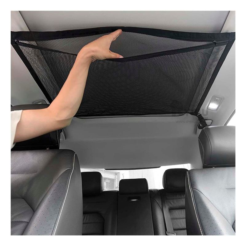 RYBIU IMPORT - Red Vehicular para Almacenar Negro Y+Post-it Adhesivos