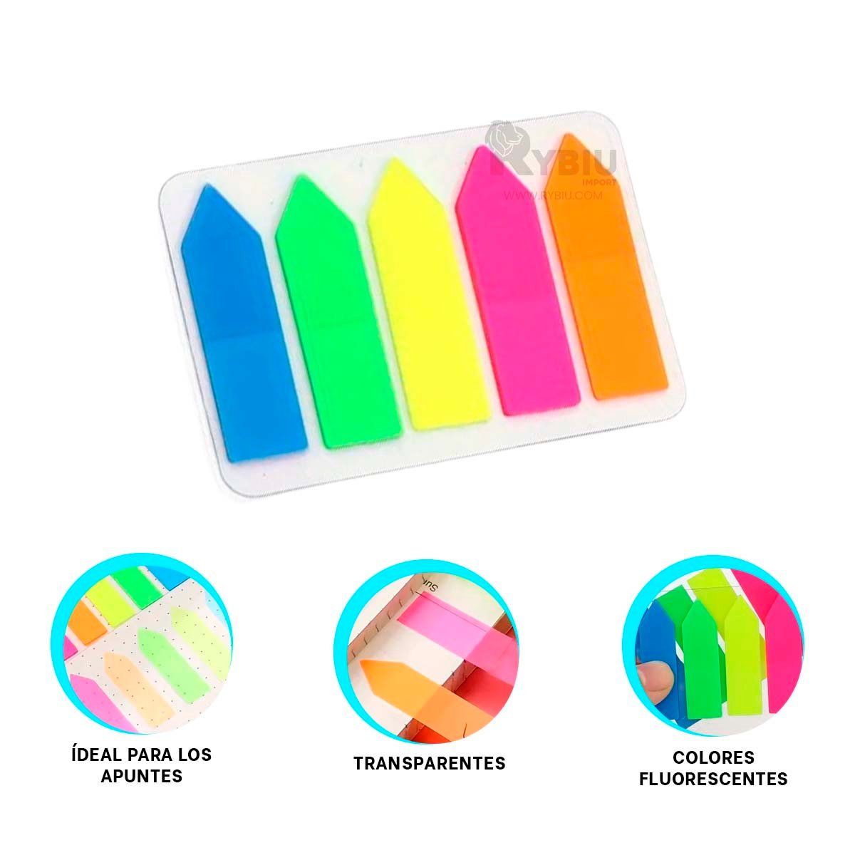 GENERICO - Notas Pega Pega Pequeño en Transparente Y+Papel de Regalo