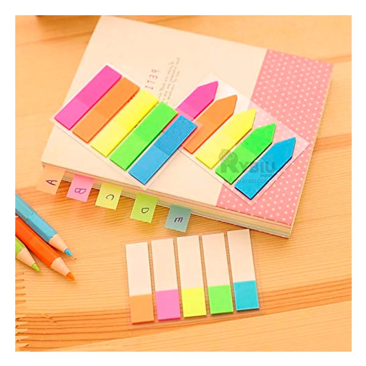 GENERICO - Post It Pegajoso Utiles en Translucido Y+Post-it Adhesivos