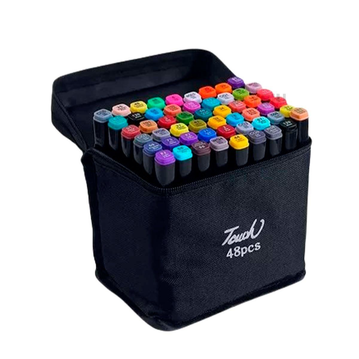 GENERICO - Marcadores Ideales de 48 Unidades Y+Banderitas Adhesivas