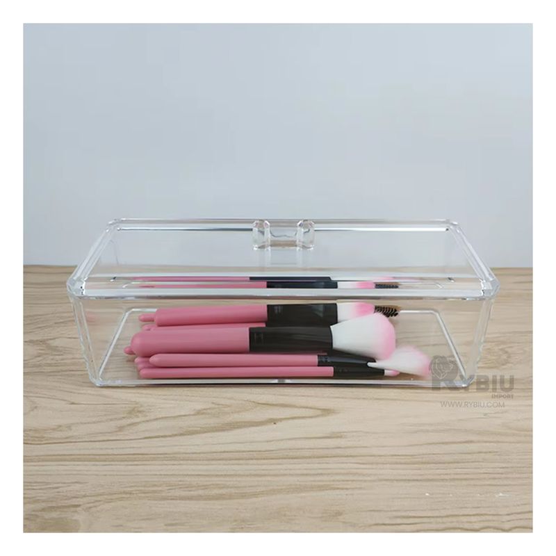 GENERICO - Caja para Guardar Cosmeticos Transparente Y+Papel de Regalo