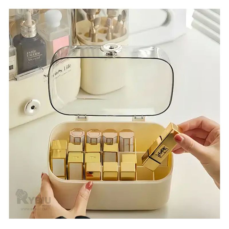 GENERICO - Caja Multifuncional Comoda de Tono Beige Y+Papel de Regalo