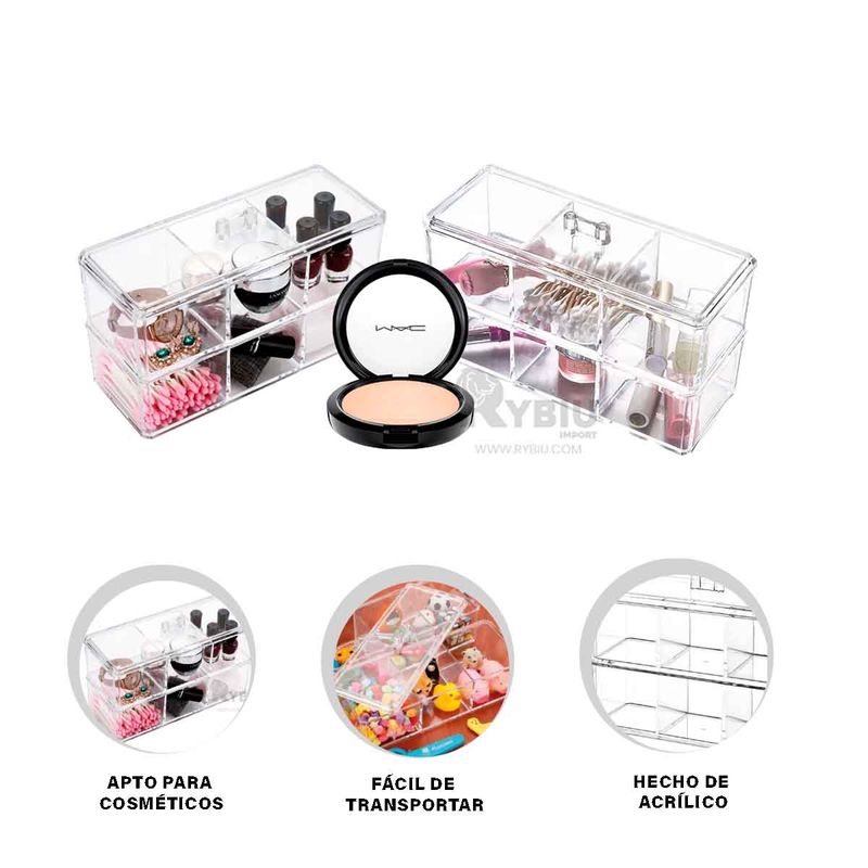 GENERICO - Estuche Versátil para Maquillaje Y+Post-it Adhesivos