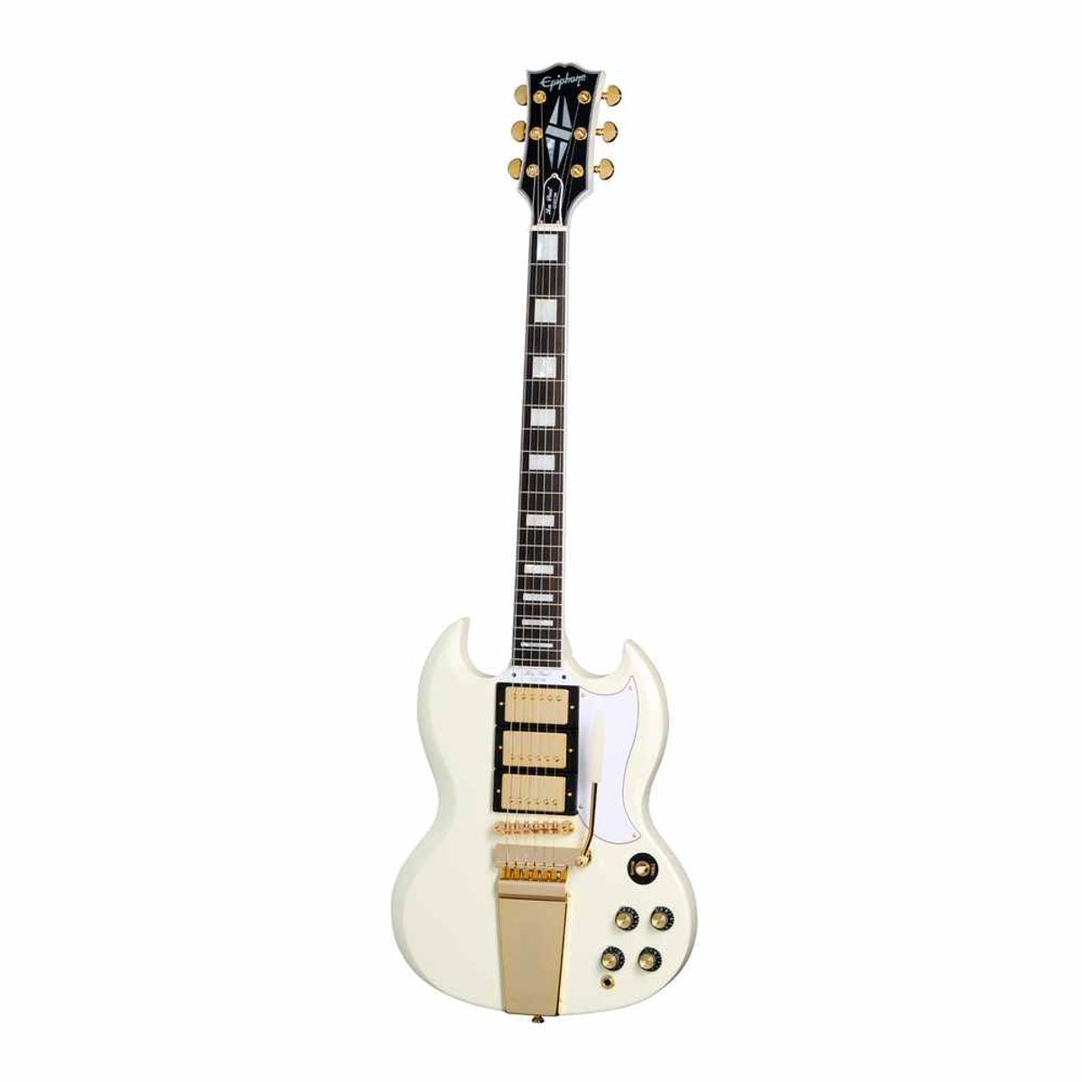 EPIPHONE - Guitarra Custom 1963 SG-ECSGC63CWVGM1-Classic White VOS