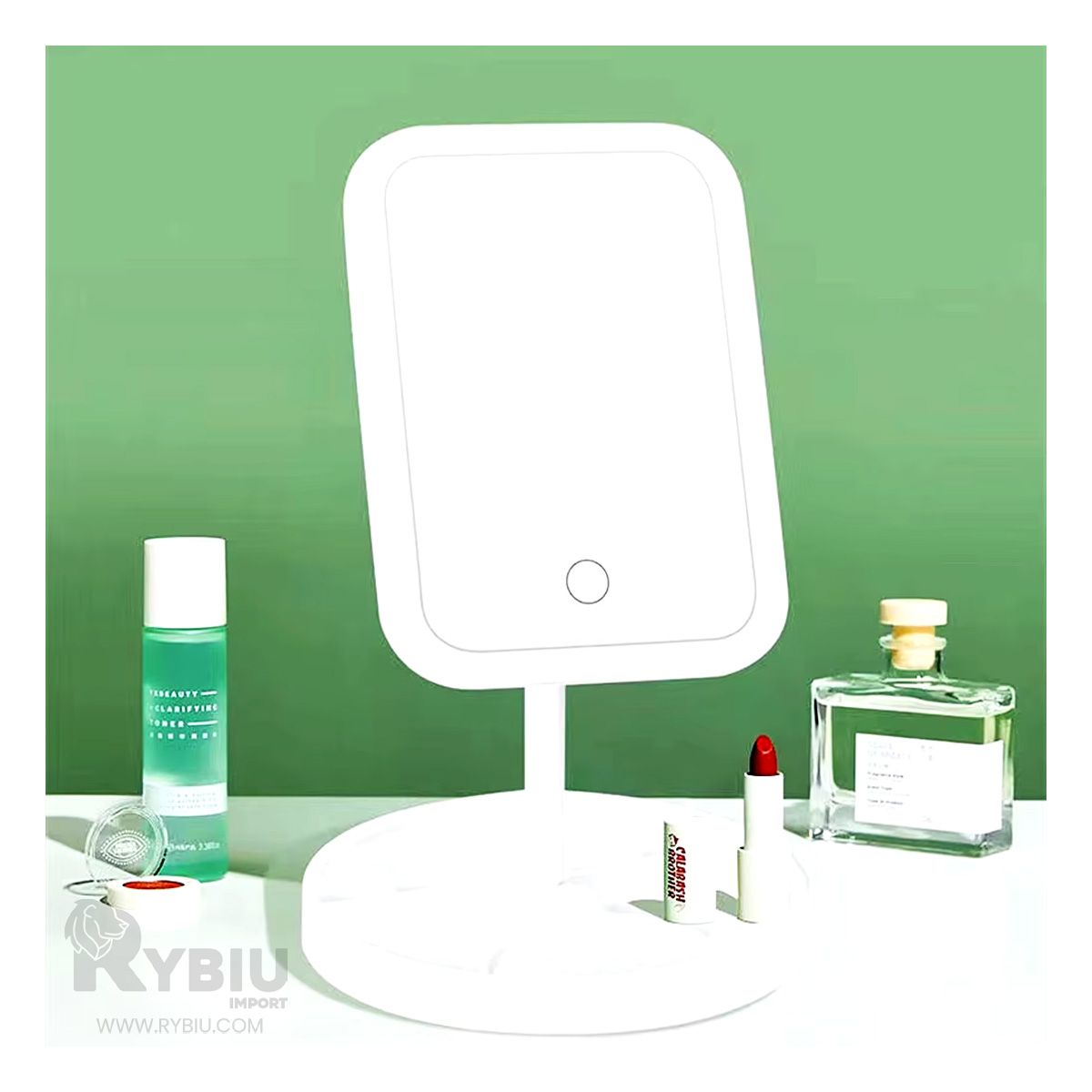 GENERICO - Cristal Soporte para Encimera Blanco Y+Envoltorio de Regalo