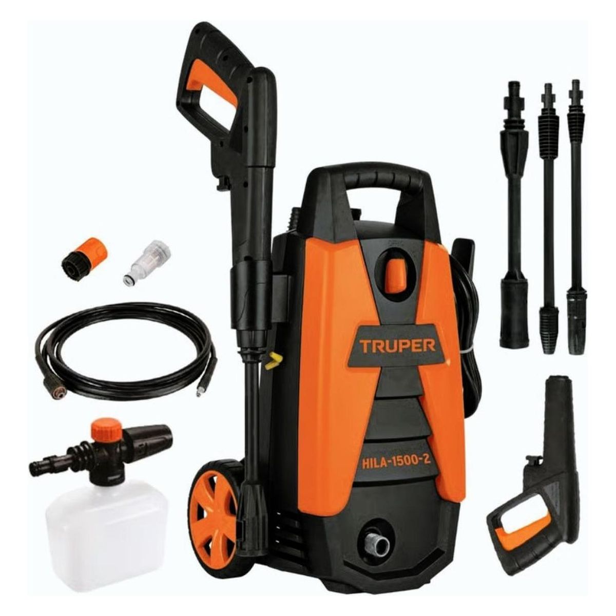 TRUPER - Hidrolavadora Eléctrica 1400W 1500 PSI 220V TRUPER