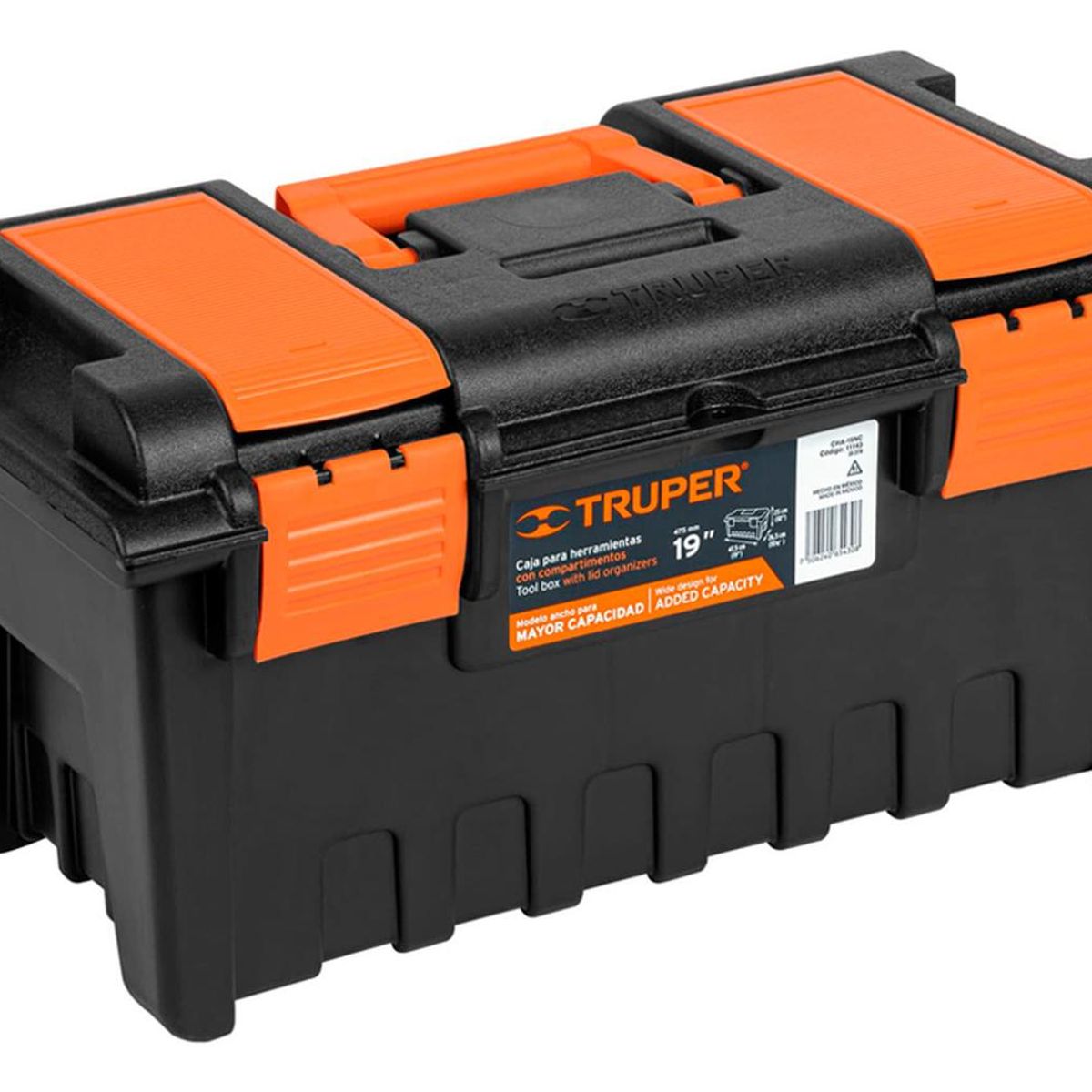 TRUPER - Caja para Herramientas 19 CHA-19NC Truper