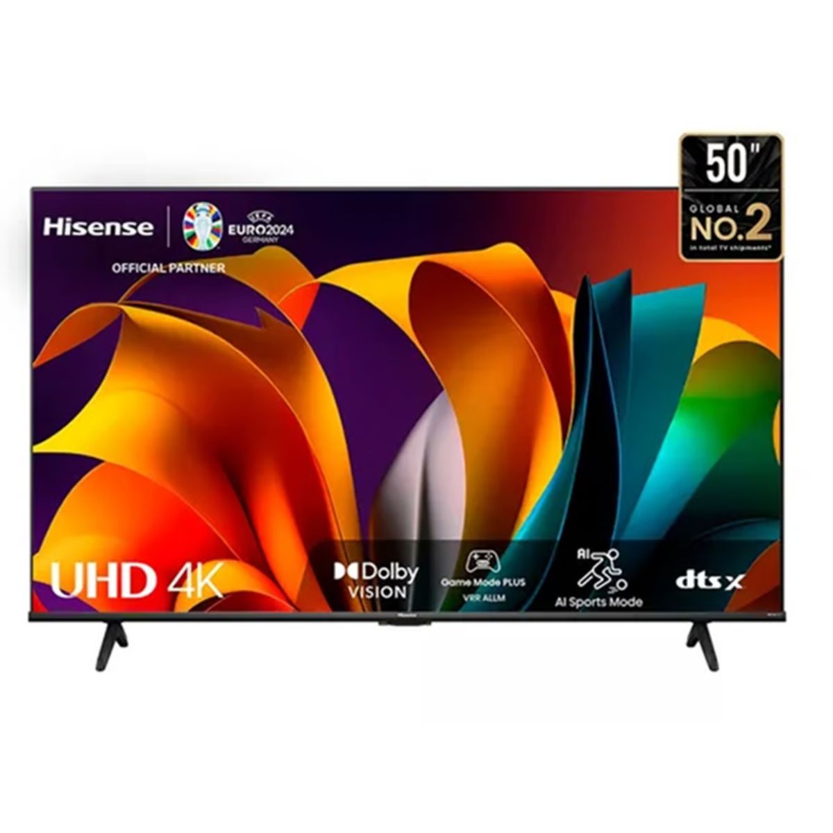 HISENSE - Televisor Hisense Led 50 Smart UHD 4K VIDAA 50A6N 2024