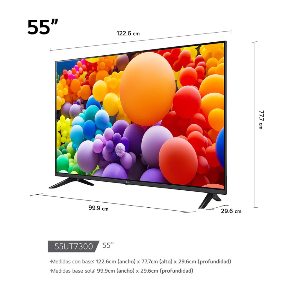 LG - TELEVISOR LG UHD TV 55 4K THINQ AI 55UT7300 2024