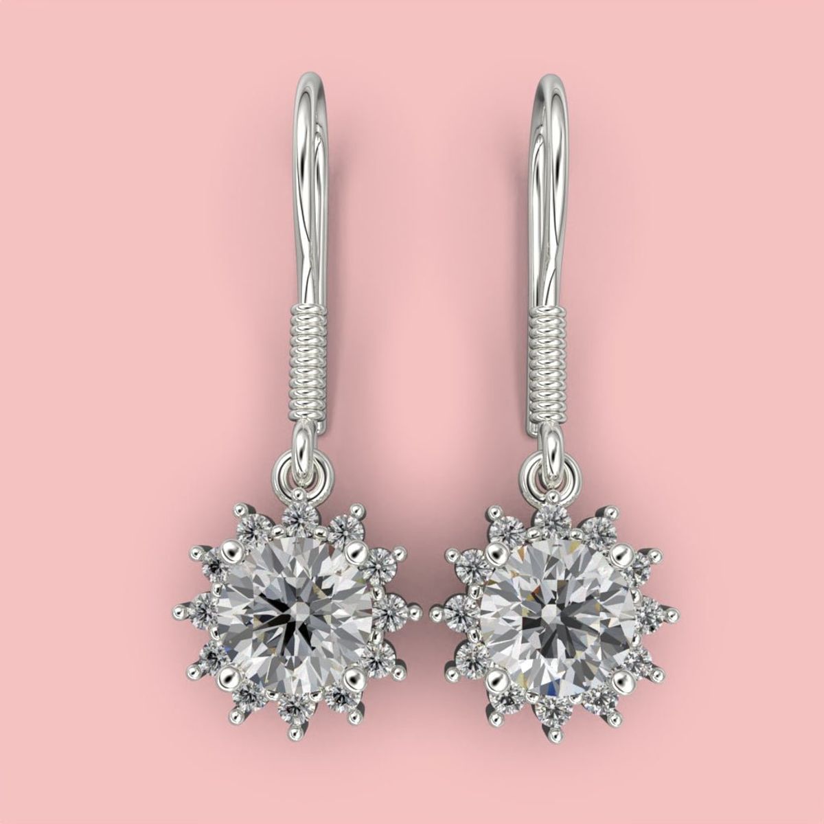 LUYA JOYERÍA - Aretes con corte circular de Luya