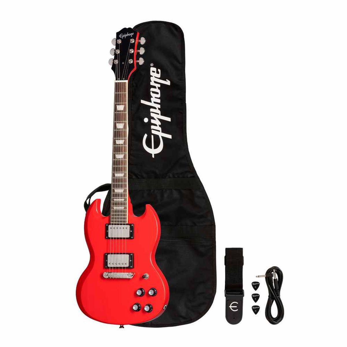 EPIPHONE - Guitarra Epiphone SG Power Players-ES1PPSGRANH1-Lava roja
